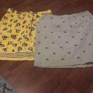 Two Talbots pencil skirts.